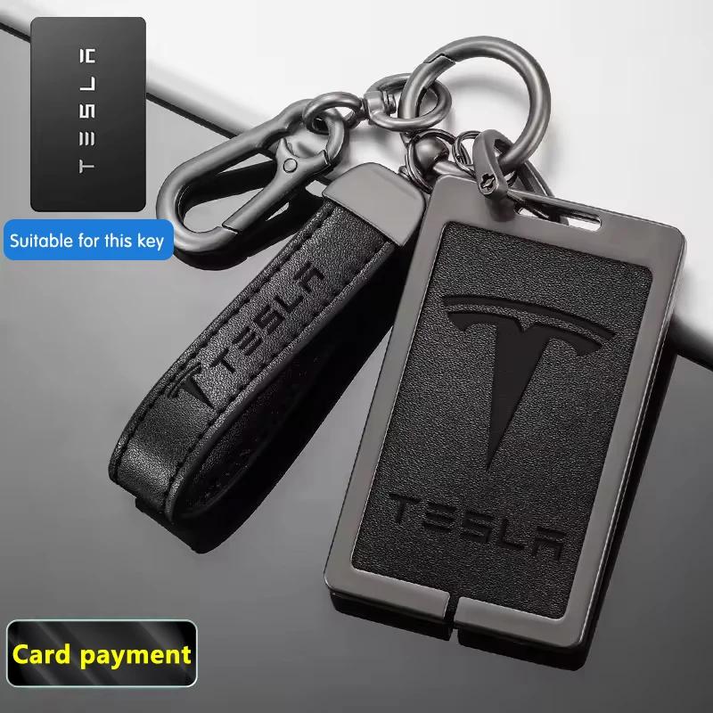 

Автомобильная наклейка 2025 Новый Tesla Сплав цинка Чехол-держатель для умной NFC-карты-ключа автомобиля Защитная оболочка Для Tesla Model 3 S X Y Авто Аксессуары чёрный