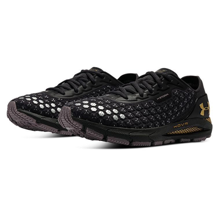 Under Armour Sonic 3 Storm Low Top Running Shoes Women sneaker Night-Black 3025688-500