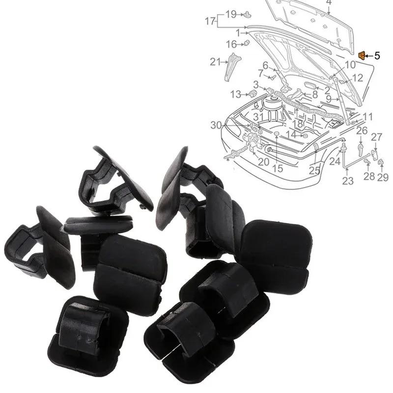 10/20/30pcs Car Hood Bonnet Clips Rivet Retainer 1H 5863849 A01C for VW Polo Tiguan Passat B5 B6 SEAT Leon 2 Skoda Octavia 2