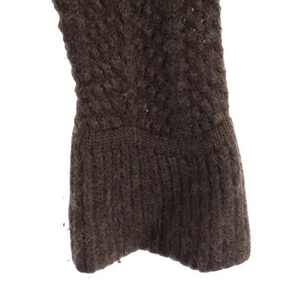 TOCCA 100% wool Long sleeve knit cardigan M Brown Women Used