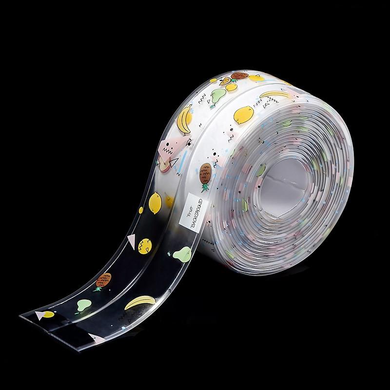 Adesivo per Giunti Impermeabile Multicolore per Lavello da Cucina Autoadesivo Nastro per Fessure Toilette Bagno Piano di Lavoro Striscia Sigillante Antimuffa