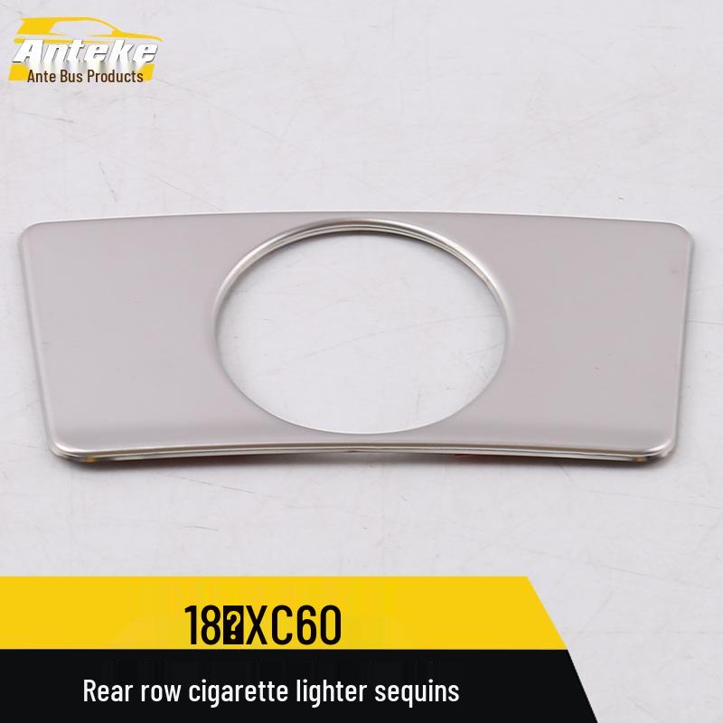 XC60 Rear Seat Ashtray Cover & Lighter Sticker for 18 Models - Car Accessories