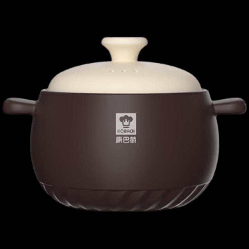 KOBACH 4L Ceramic Casserole Stew Pot