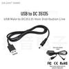 5V To 12V Power Step-Up Board Cable, USB Male To DC 35135 for Cameras and Dashcams