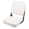 Folding Boat Seat with Backrest Comfortable Foam Padding Low Back Boat Chair for Canoe Pontoon Boat 19x16x14in