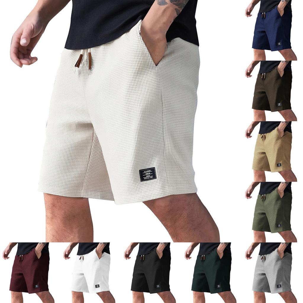 Men's Summer Color Casual Multi-Pocket Sport Cargo Shorts