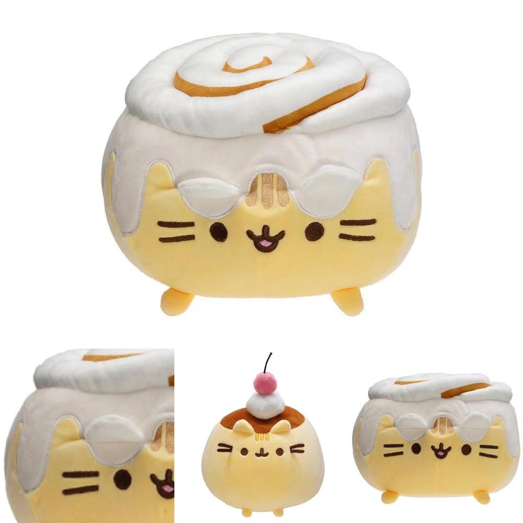 Schattig Pluche Speelgoed Kussen Met Kort Pluche Pp Katoen Vulling Pusheen Kat Serie