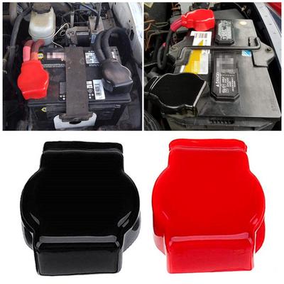 2X Battery Terminal Covers Positive Negative Top Post Cap Protection Universal Car Motorcycle Truck Battery Wire Connector