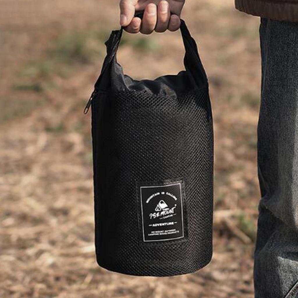 Geantă de depozitare anti-coliziune în aer liber, vase de gătit pentru camping, organizator de tacâmuri, care se transportă pentru tabără