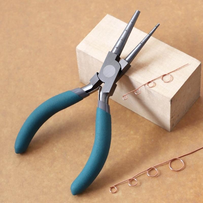 Versatile Wire Working Tool 2-8mm Diameters Jewelry Pliers for DIY Jewelry Making, Art Crafts, and Home Decorations