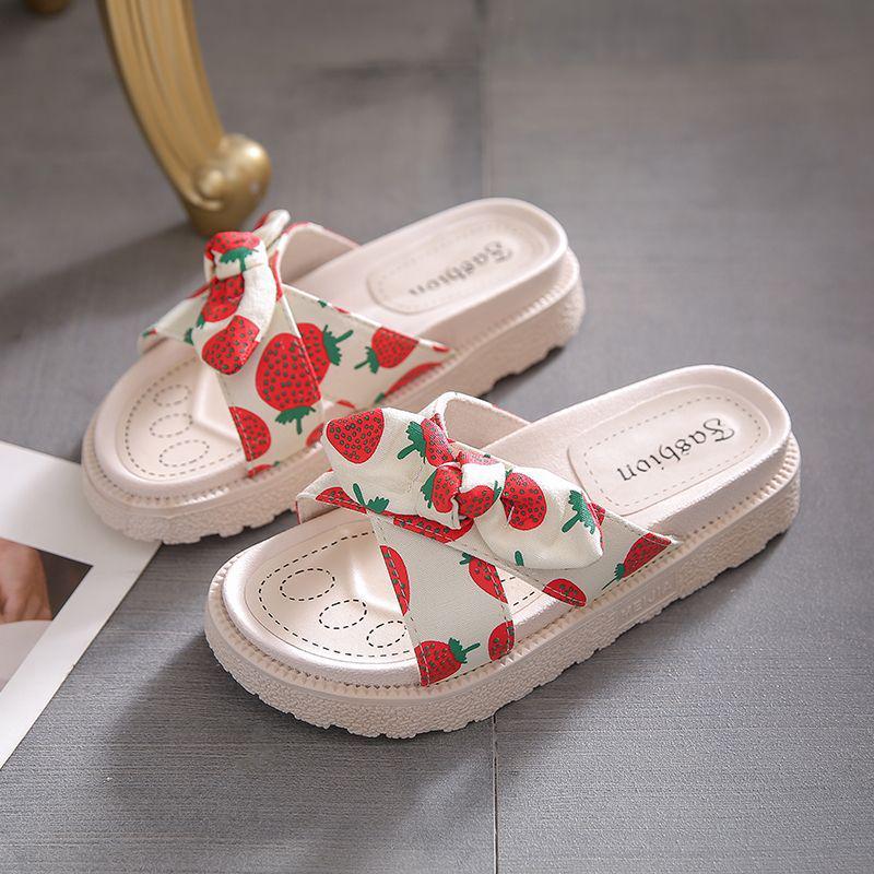 

Women s Soft Bottom Graffiti Thick Sole Non-Slip Beach Slippers - New 2025 Fashion, Versatile One-Strap Summer Outwear. 36
