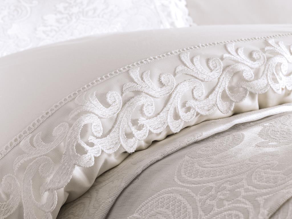 Svatební sada Belinda Francouzská krajka 7 ks krémová