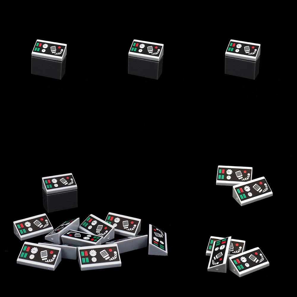 MOC 10PCS Radio Printing 85984 Pattern Building Blocks Car Vehicle Accessories Bricks Particle Toy Children Birthday Xmas Gifts