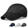 Vintage Summer Forward Cap Solid Panel Full Mesh Baseball Cap Adjustable Breathable Painter Hat Sun Hat