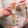 Luxe Dameshorloge Vrouwen Mode Quartz Polshorloges Vrouw Goud Strass Horloges Casual Analoog Armbandhorloge Montre Femme