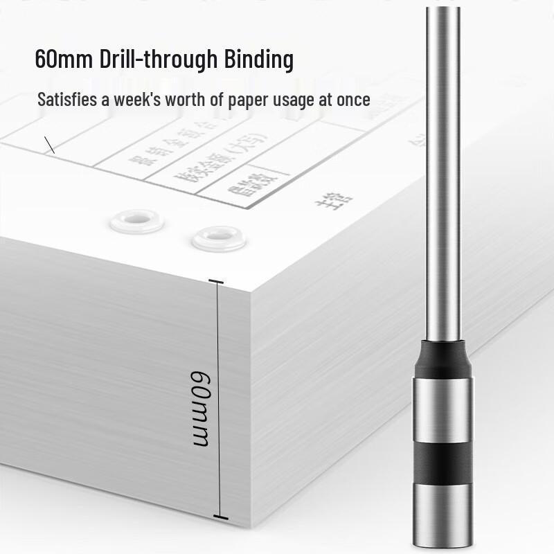 Deli 14740 Binding Machine Hollow Drill Bit CN plug (adapter included)