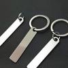 Anti-Loss Car Keychain Blank Plate Keyring Handbag Charm Creative Keychain Pendant Bag Decorations for Woman