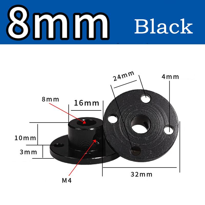 1PCS Rigid Flange Coupling Motor Guide Shaft Coupler Motor Connector Shaft Axis Bearing Fittings 3/4/5/6/6.35/7/8/10/11/12/14mm