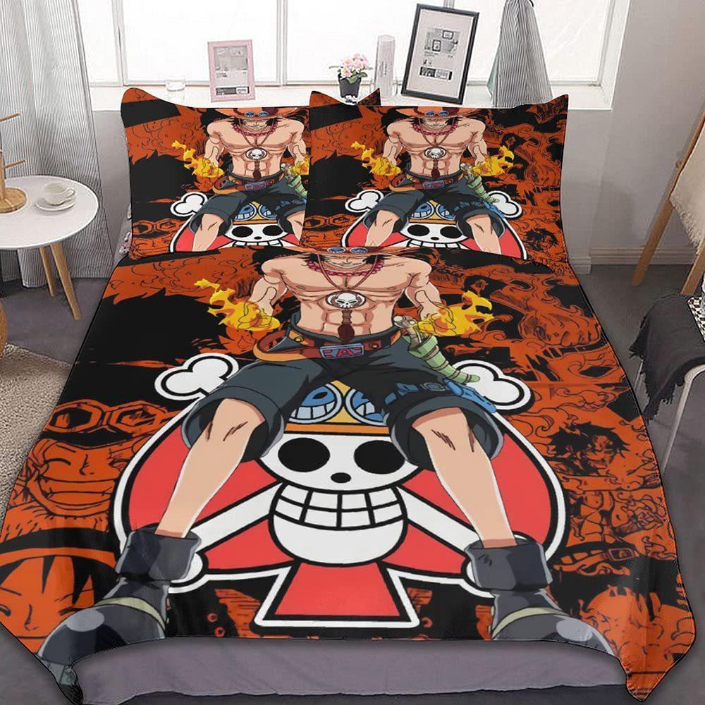 Animation Soft And Comfortable Bedding Three-Piece Quilt Cover