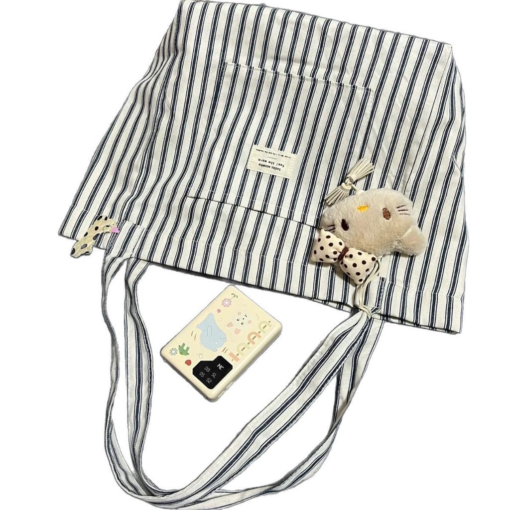 Texture niche large-capacity bag women's fashion summer new canvas shoulder