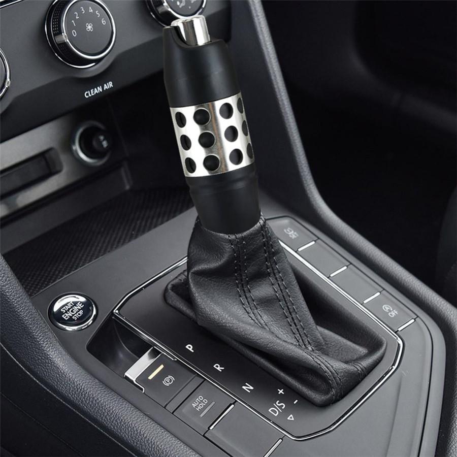 Silver Aluminum Automatic Auto Car Gear Stick Shift Shifter Lever Knob Universal