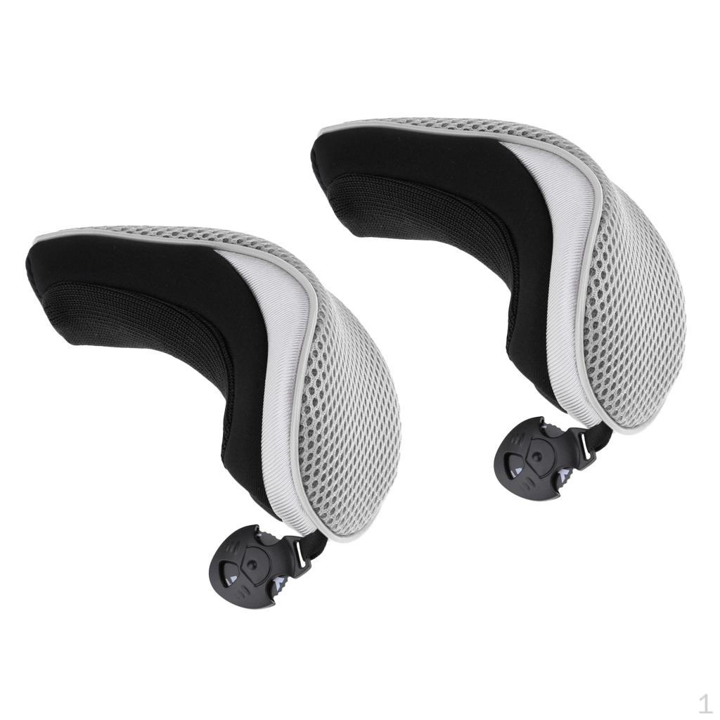 

2 шт./компл. Защитный чехол для гибридной головки гольфа - Серый чехол для головки UT-клуба со сменным НО. День 5