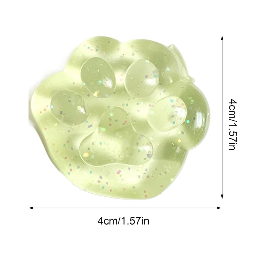 Blue Cute Cat Paw Pinch D Ecompression Toy TPR Slow Rebound Stress Relief Cat Claw S Quishy Fidget Toy Reduce Stress Squeeze Toy