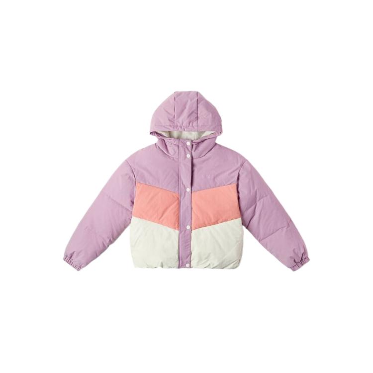 Vans Down Jacket Warm Comfortable Soft Color Block Versatile Kids Outerwear VN000KCRD45