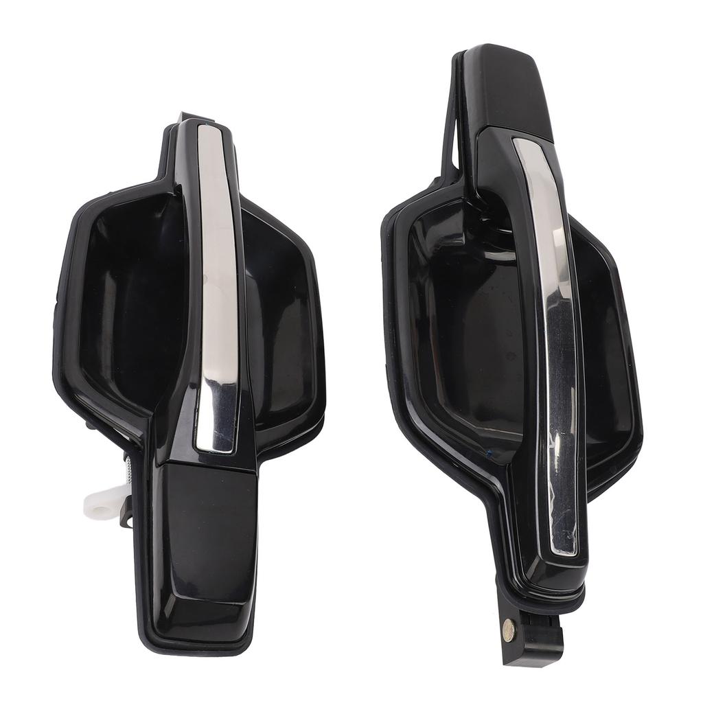 1 Pair Outside Door Handle MR653479 Stylish Look Comfortable Grip Exterior Outer Door Handle for