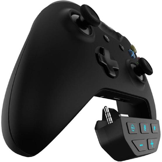 QUMOX 3.5mm Headset Adapter Sound Enhancer for Xbox One Game Controller Black