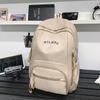 Large capacity simple schoolbag high school student backpack casual college student couple backpack