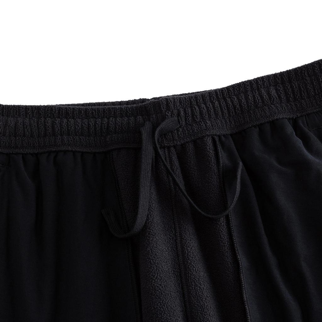 Anta Basketball Series Long Pants Winter Knit Sports Pants Men bottoms Basic-Black 952541303-4