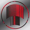 17'' Reflective Motorcycle Accessory Wheel Sticker Rim Decal For VOGE 250RR 300RR 500AC 525R 500DS 650DS