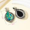 Water Drop Shell Alloy Pendant Necklace With Electroplating For Fashionable Women