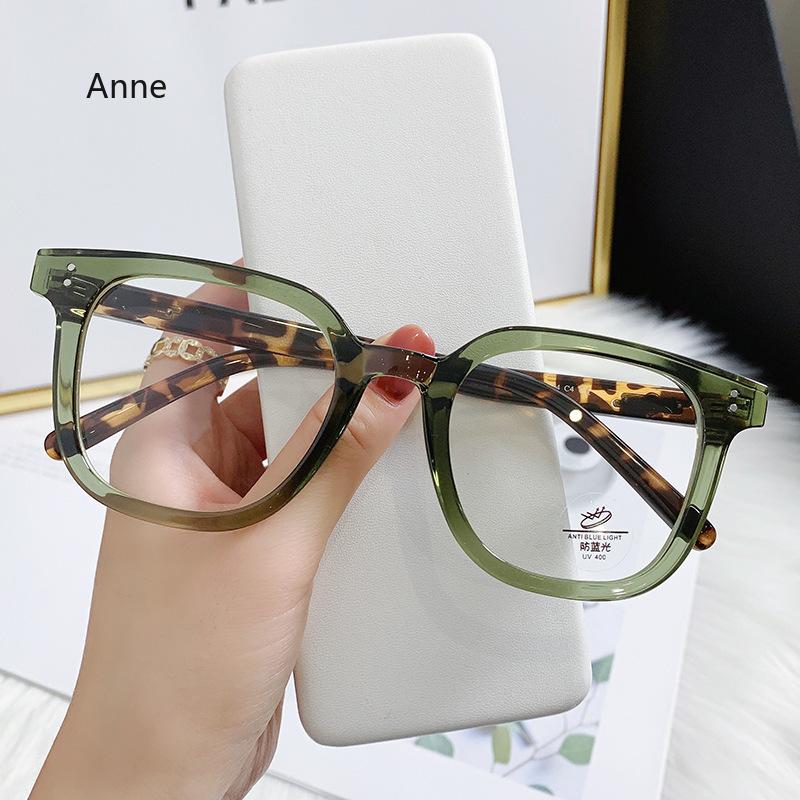 New Retro TR Large Frame Myopia Glasses Trend Men Women Square Eyewear Anti Blue Light Optical Spectacle Near Sight Glasses
