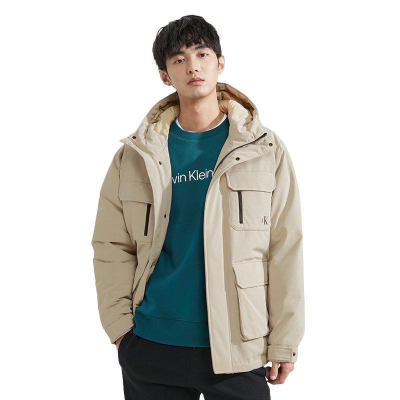 Calvin Klein Down Jackets Men's Hooded Moderate Parka Down Jacket J325485