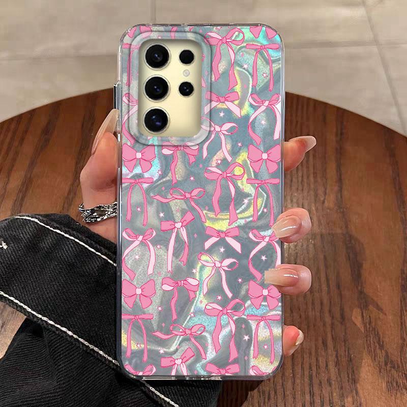 Case For Samsung Galaxy  A56 S24 S25 Plus Ultra A15 A25 A55 A35 A16 A26 A36 Phone Cover Gradient Color Cat Leopard Print Bumper