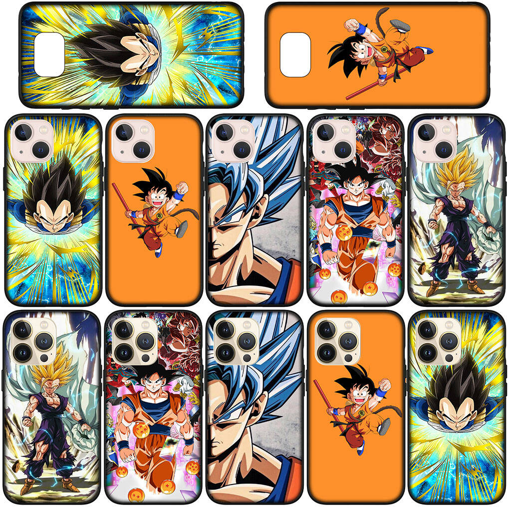 Phone Case for iPhone 17 15 16 Plus Xiaomi Poco X7 X6 F8 F7 M8 C85 C75 C71 Redmi Note 14 12 11 13 Pro Max A4 14C 13C 15C Gohan Dragon Son Gokus Ball Z
