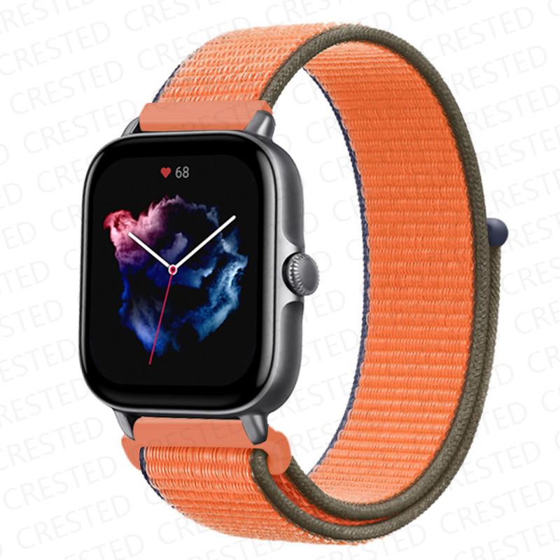20mm 22mm Watch Band For Amazfit GTS/2/2e/4/3/mini GTR 4/2/3/Pro 47mm stratos 3 Nylon Bracelet pulseira correa Amazfit bip strap