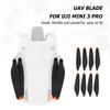 8-16PCS For DJI Mini 3 Pro Propeller Replacement Low Noise Quick Release Blades Colorful Stripes  Accessories
