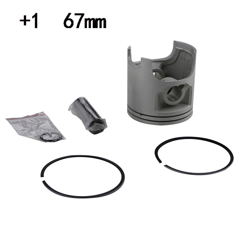 Motorcycle Piston Ring For Yamaha DT200 DT200R 1988-1991 +25 +50 +75 +100 Bore Standard Size 66mm