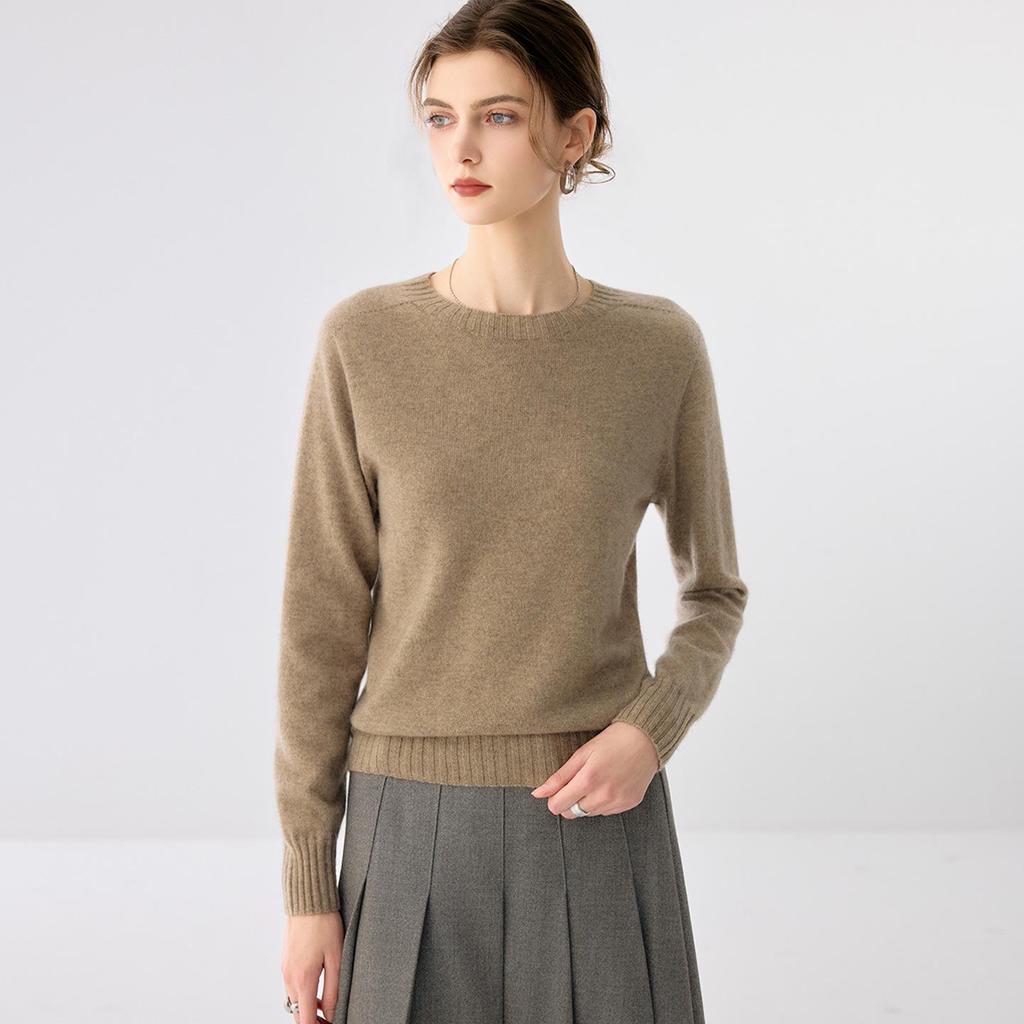 Lekasha Women's Cashmere Loose Knit Sweater