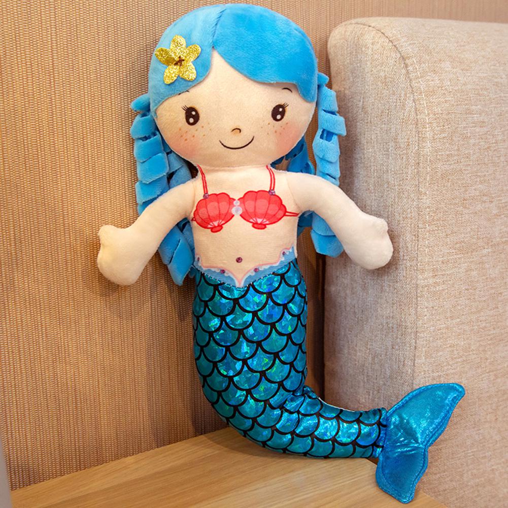 1PC 30cm Cartoon Mermaid Plush Doll Toy Children Adults Cute Comfot Pillow Plush Toys for Baby Girls Boys Christmas Gifts