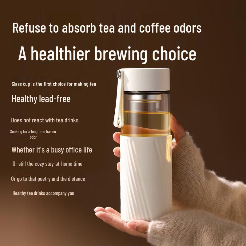 

FUGUANG High Borosilicate Glass Tea Water Separation Cup