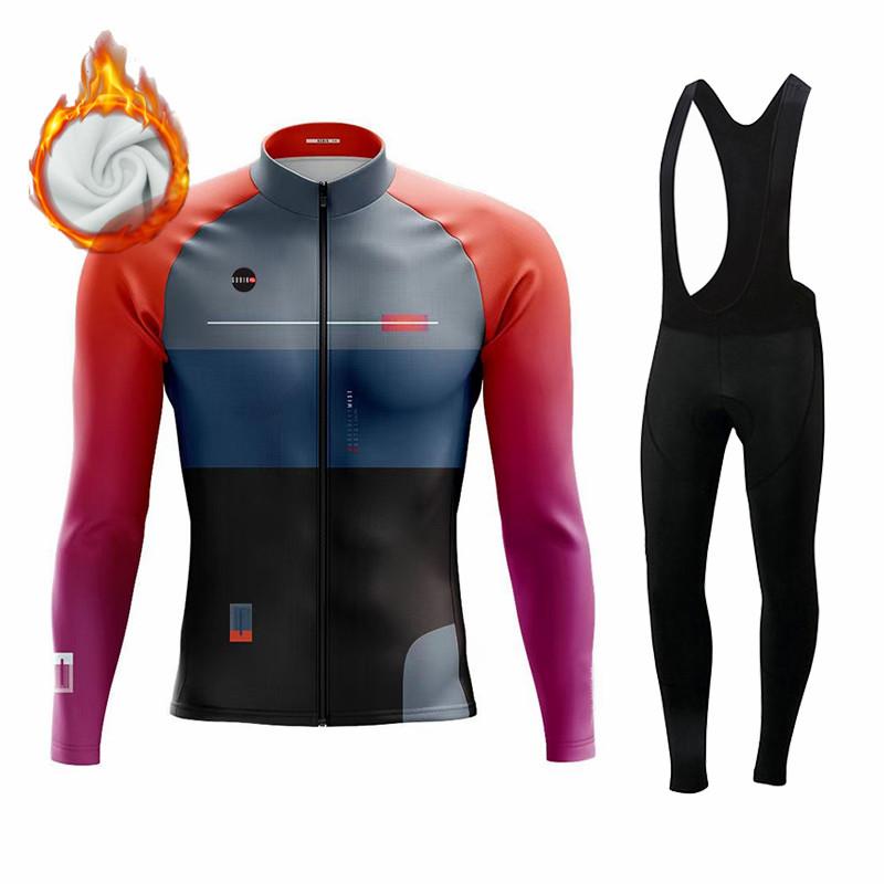 2026 Winter Fleece Riding Suit Set Gobikful Spain Winter Thermal Fleece Jacket  Jersey Long Sleeve Ropa Ciclismo Hombre Bicycle Wear Bike Clothing