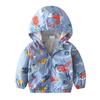 Spring and Autumn children's clothing, wind boys full of dinosaur coats, cartoon windproof jacket