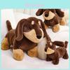 Dachshund Knuffel met Pluche Nep Konijnenbont Kindercadeau Zachte Hond Knuffel