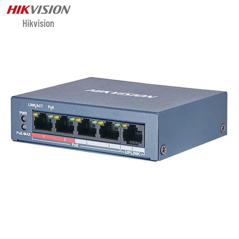 

Hikvision Desktop Fast Ethernet Low Power PoE Switch