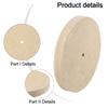 Metal Disc Pad Polisher Wheel Beige Buffing Garden Home Rotary Tool Wool 200x25mm Grinding Polishing Glass Hot