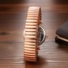 Watch Butterfly Analog Stainless Steel Elastic Stretch Band Arabic Sunray Party Gift for White Friend Women's Charm Quartz, Sparkling, Bangle,